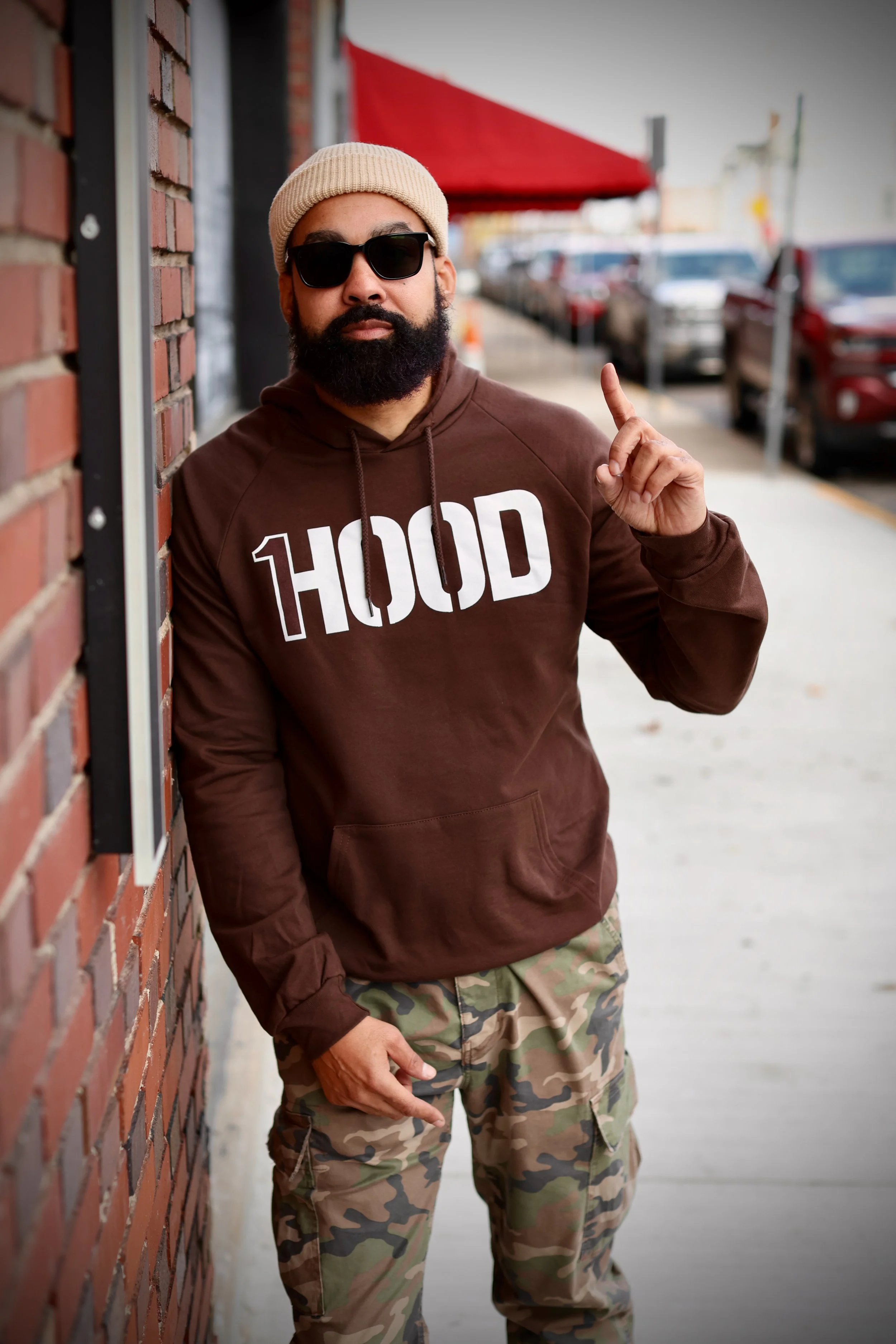 Brown & Cream 1HOOD Hoodie
